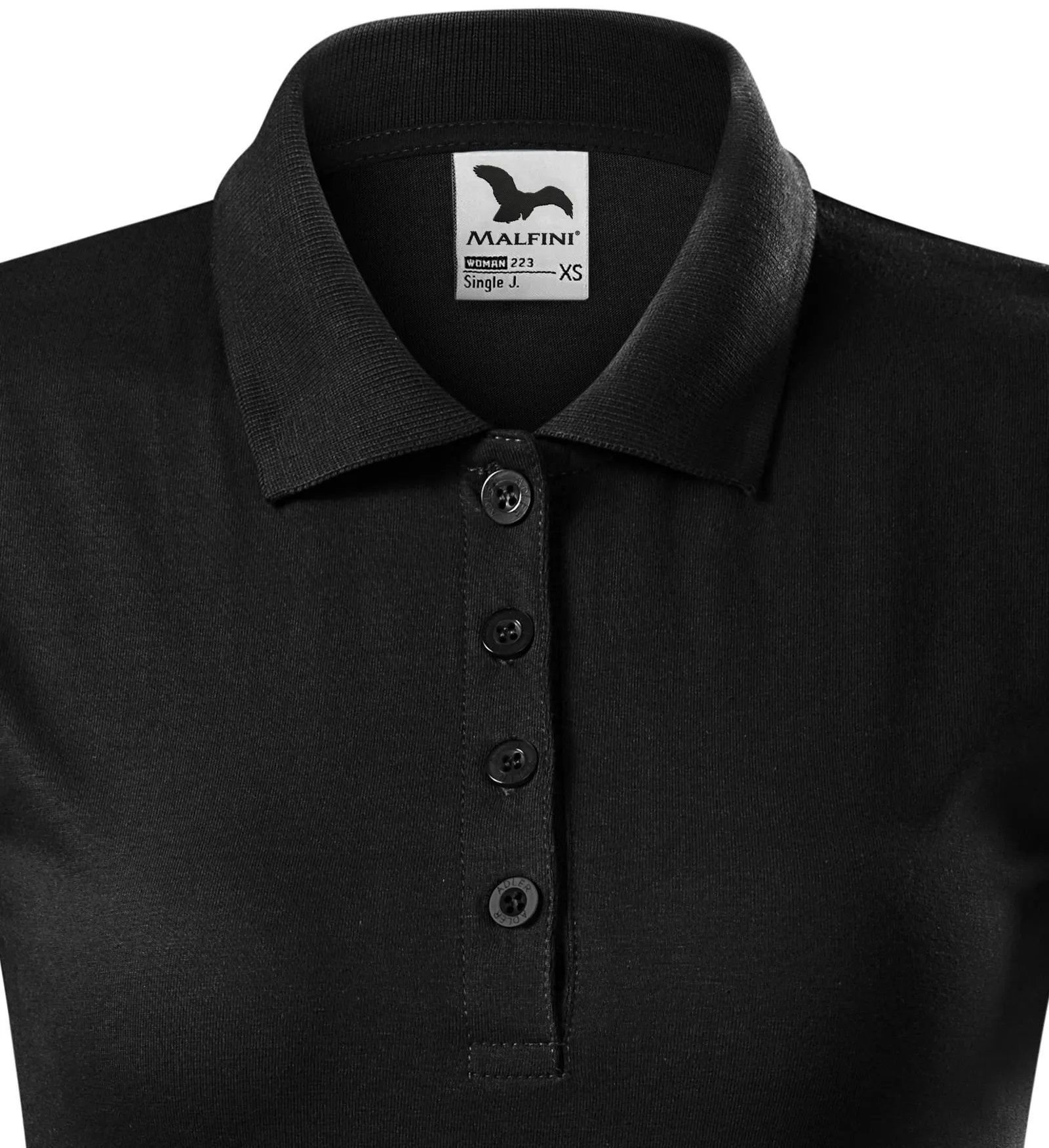 Polo donna slim fit - chiusura a 4 bottoni