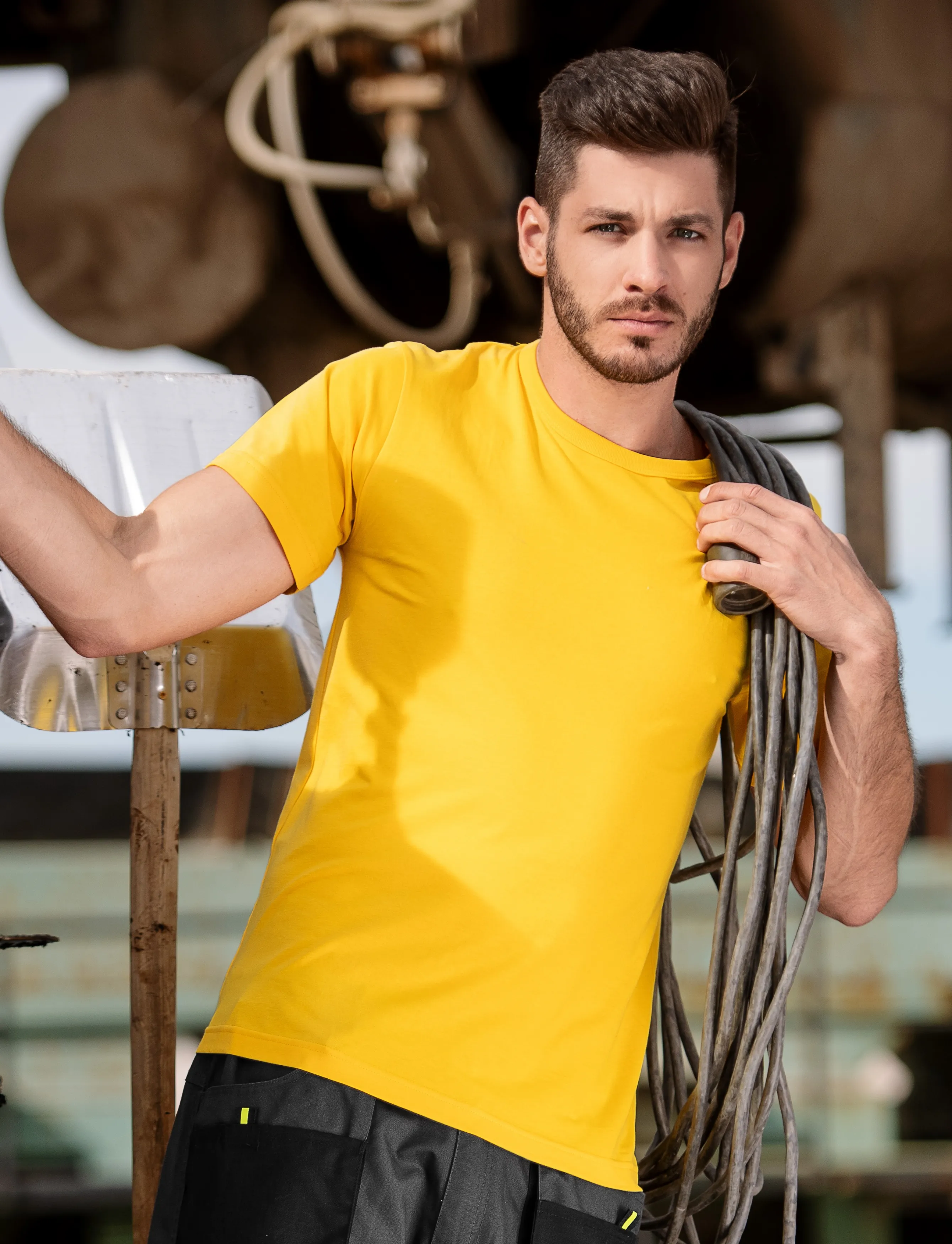 Shirt Gialla Magliette Gialle Maglia Gialla Magliette Gialle Uomo