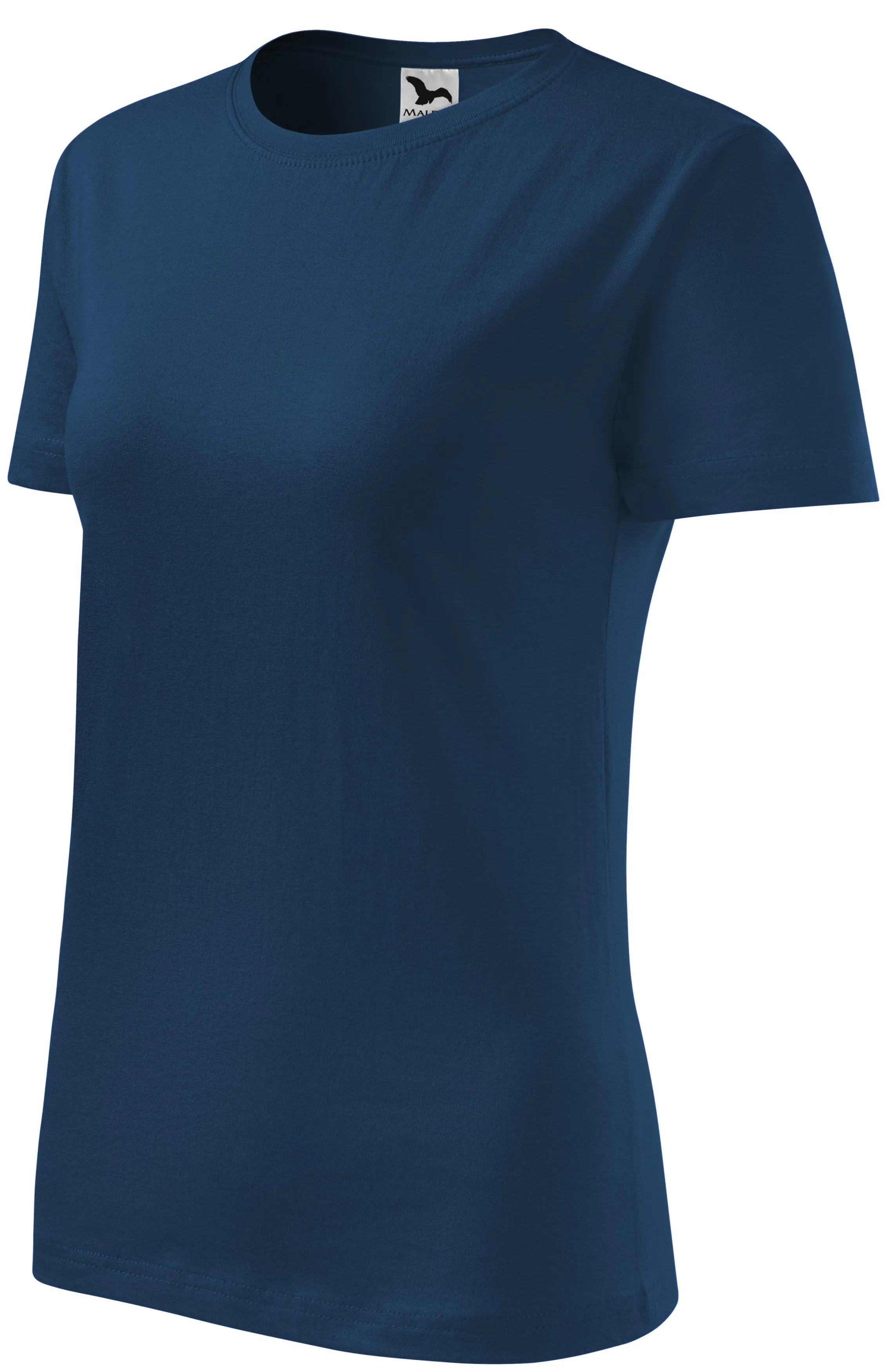 Maglietta Skinny Donna Romina - Manica Corta, Scollo Rotondo, Tessuto Morbidissimo - Colore Blu Tè, Taglia L