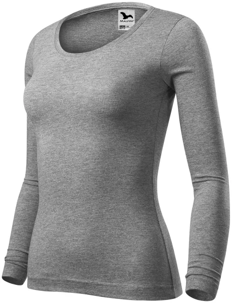 T-shirt da donna a maniche lunghe - T-shirt da donna in cotone per tutti i giorni