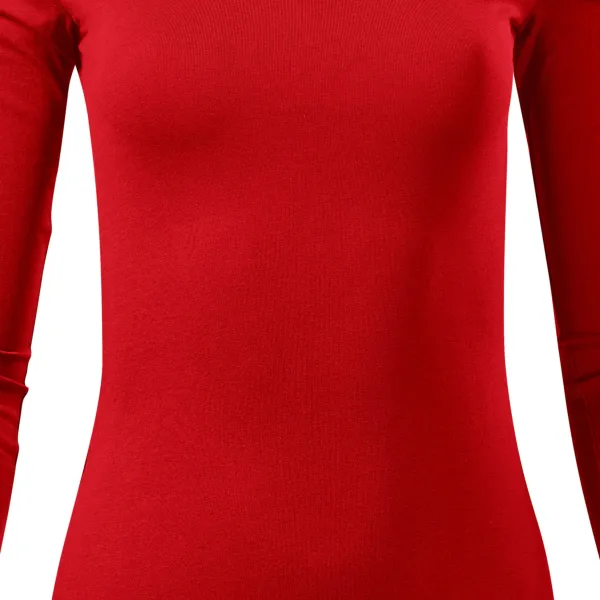 T-shirt da donna a maniche lunghe - Taglio leggermente aderente