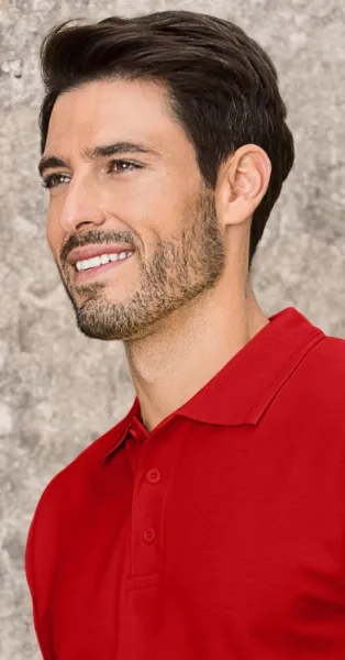 Polo ampia da uomo - Chiusura a 3 bottoni