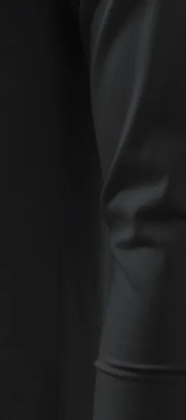 Polo a manica lunga da uomo - Tagliato con cuciture laterali