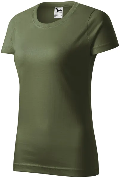 Maglietta semplice da donna - T-shirt da donna in cotone per tutti i giorni