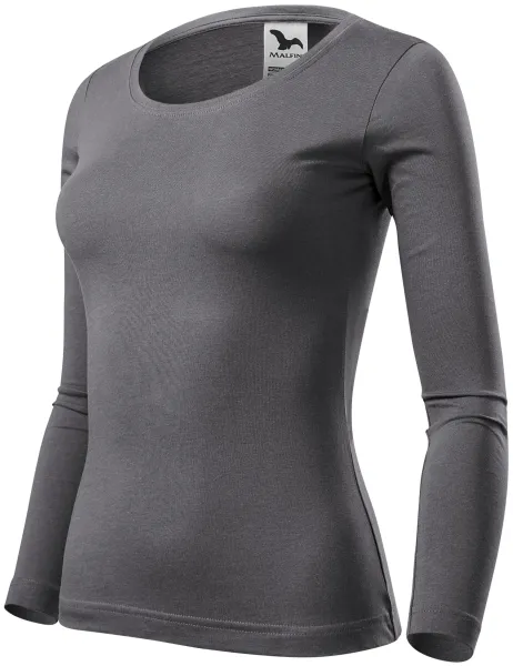 T-shirt da donna a maniche lunghe - T-shirt da donna in cotone per tutti i giorni