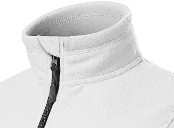 Giacca da donna in pile a contrasto - Colletto rialzato per proteggere dal freddo sul collo