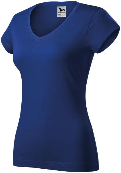 T-shirt donna slim fit con scollo a V - T-shirt da donna per tutti i giorni