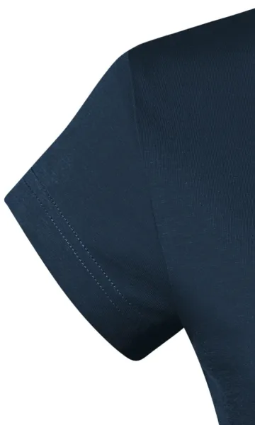 T-shirt donna slim fit con scollo a V - Maniche molto corte