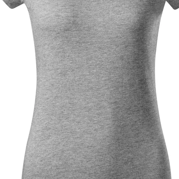 T-shirt donna slim fit con scollo a V - Taglio delicatamente affusolato