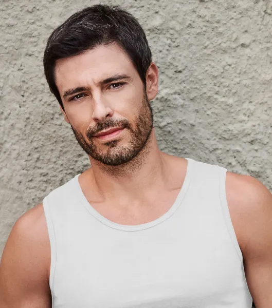 Canotta da uomo - Scollo tondo classico