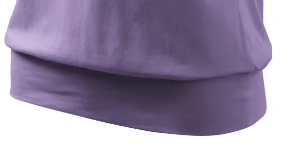 T-shirt da donna alla moda - Orlo inferiore largo della camicia