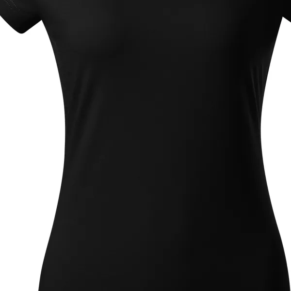 T-shirt donna slim fit con scollo a V - Taglio delicatamente affusolato