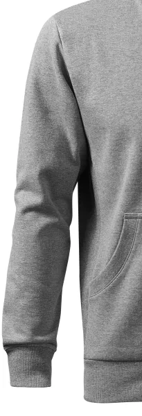 Felpa da uomo semplice senza cappuccio - Maniche lunghe classiche
