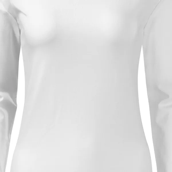 T-shirt aderente da donna con maniche lunghe - Taglio delicatamente affusolato