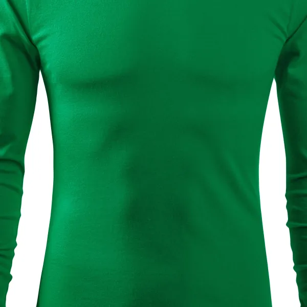 Maglietta a manica lunga da uomo - Taglio leggermente aderente