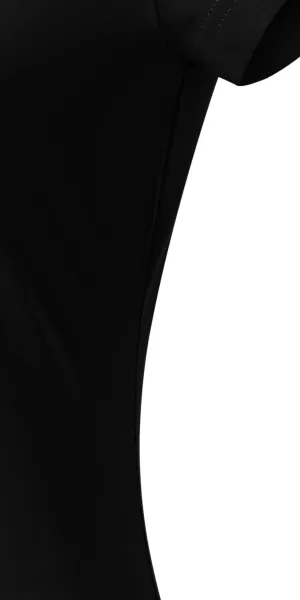 T-shirt donna slim fit con scollo a V - Tagliato con cuciture laterali