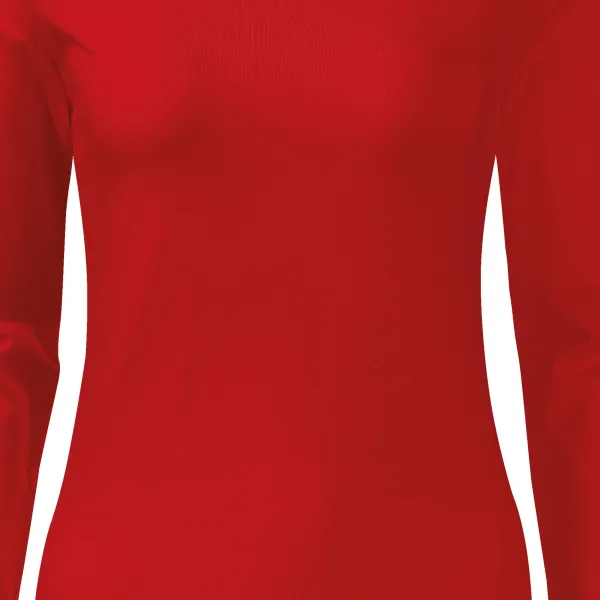 T-shirt aderente da donna con maniche lunghe - Taglio delicatamente affusolato