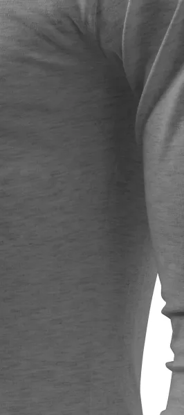Maglietta a manica lunga da uomo - Tagliato con cuciture laterali