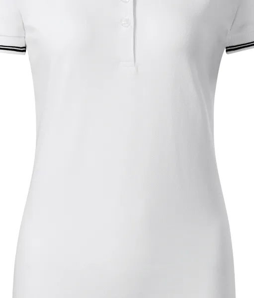 Polo da donna a maniche corte - Taglio affusolato e aderente