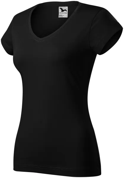 T-shirt donna slim fit con scollo a V - T-shirt da donna per tutti i giorni