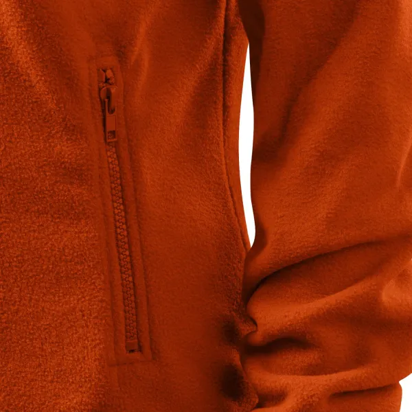 Giacca in pile da donna - Pratiche tasche con cerniera
