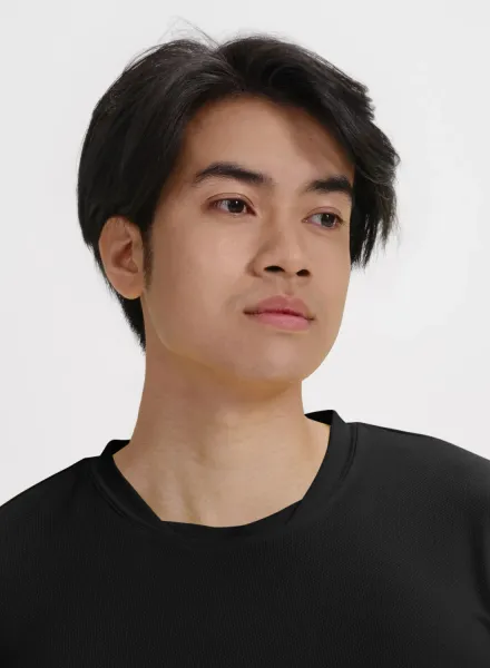 T-shirt con scollo asimmetrico - Interessante colletto asimmetrico