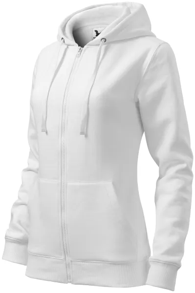 Felpa da donna con cappuccio - Felpa da donna con cerniera e cappuccio