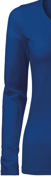 T-shirt aderente da donna con maniche lunghe - Maniche lunghe classiche