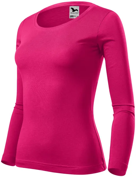 T-shirt da donna a maniche lunghe - T-shirt da donna in cotone per tutti i giorni