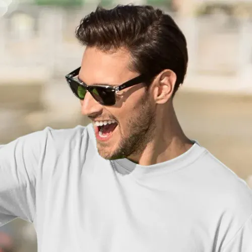 T-shirt classica da uomo - Scollo tondo classico