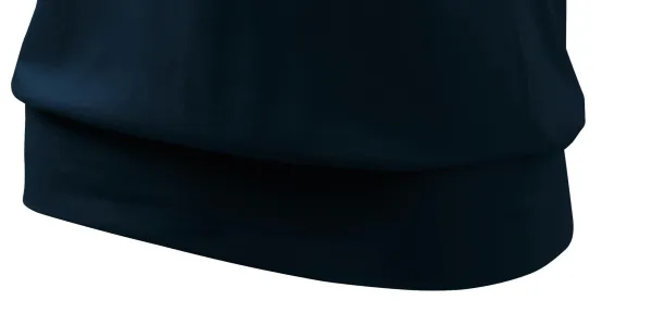 T-shirt da donna alla moda - Orlo inferiore largo della camicia