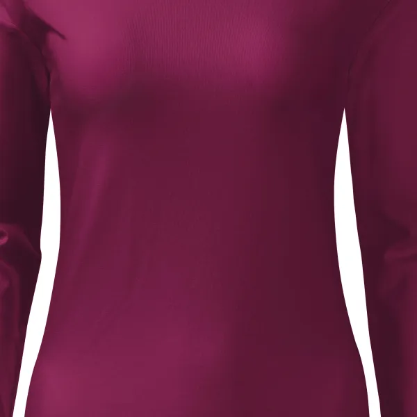 T-shirt aderente da donna con maniche lunghe - Taglio delicatamente affusolato