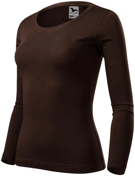 T-shirt da donna a maniche lunghe - T-shirt da donna in cotone per tutti i giorni