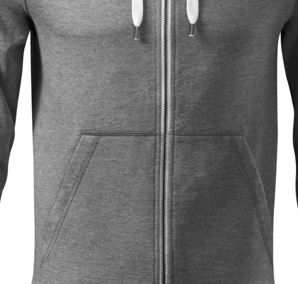 Felpa uomo a contrasto con cappuccio - Vestibilità ampia con cuciture laterali