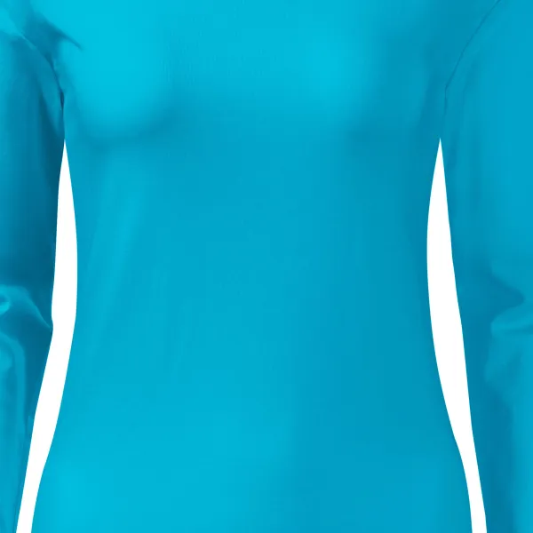 T-shirt aderente da donna con maniche lunghe - Taglio delicatamente affusolato