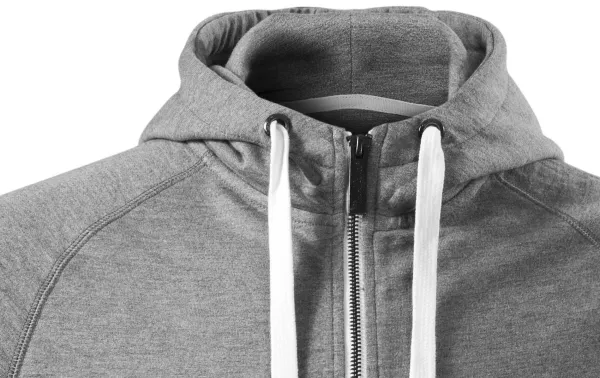 Felpa uomo a contrasto con cappuccio - Cappuccio con coulisse