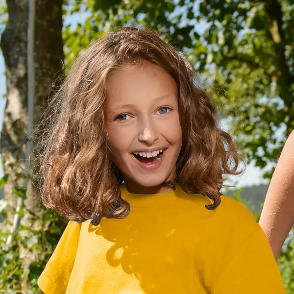T-shirt semplice per bambini - Scollo tondo classico