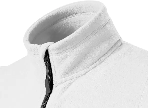 Gilet in pile a contrasto - Colletto rialzato per proteggere dal freddo sul collo