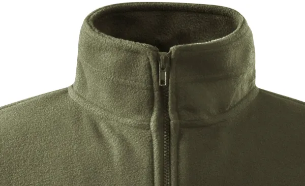 Giacca in pile da uomo - Chiusura con cerniera fino al mento