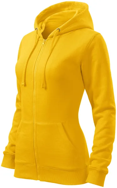 Felpa da donna con cappuccio - Felpa da donna con cerniera e cappuccio