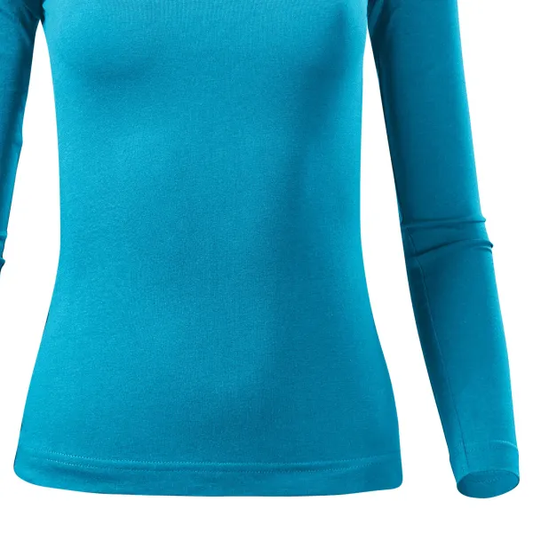 T-shirt da donna a maniche lunghe - Taglio leggermente aderente