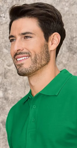 Polo ampia da uomo - Chiusura a 3 bottoni