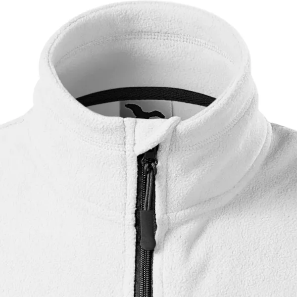 Gilet in pile a contrasto - Chiusura con cerniera fino al mento