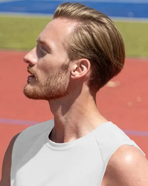 Top da uomo - Scollo tondo classico