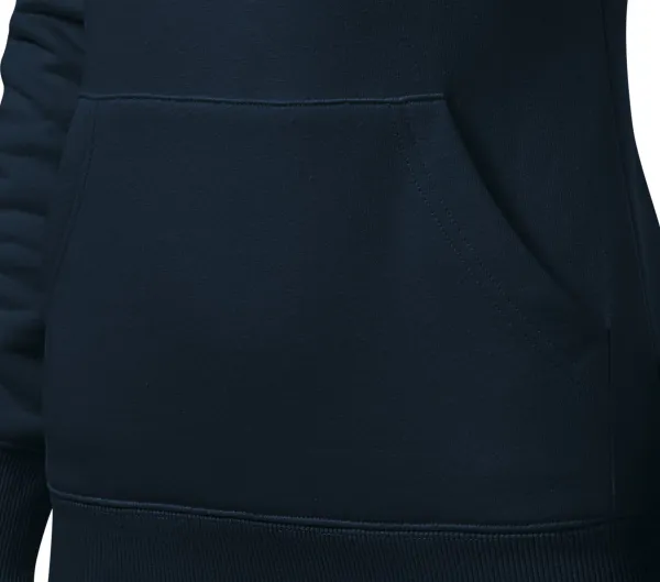 Felpa donna con cappuccio senza zip - Marsupio in stile canguro