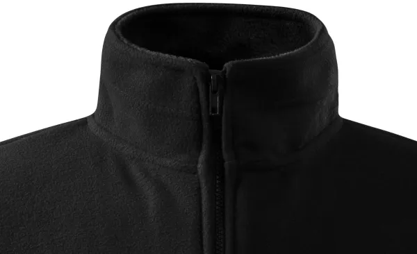 Giacca in pile da uomo - Chiusura con cerniera fino al mento