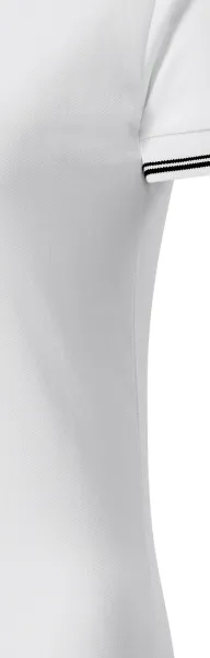 Polo da donna a maniche corte - Tagliato con cuciture laterali