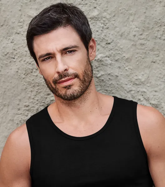 Canotta da uomo - Scollo tondo classico