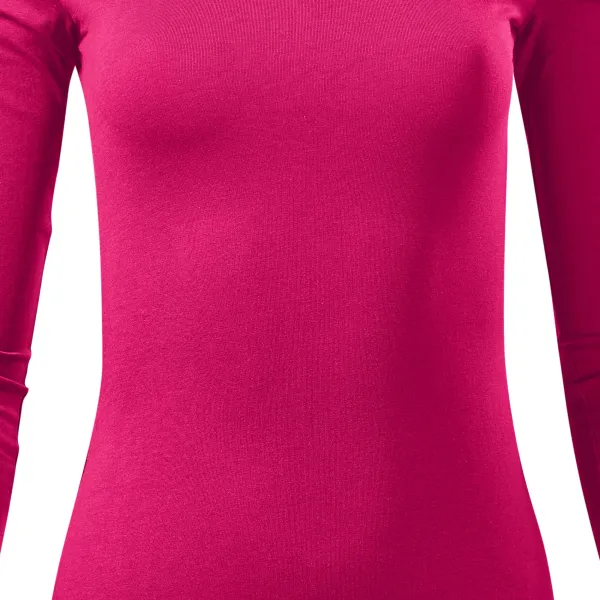 T-shirt da donna a maniche lunghe - Taglio leggermente aderente