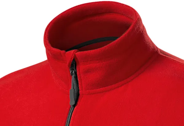 Giacca da uomo in pile a contrasto - Colletto rialzato per proteggere dal freddo sul collo